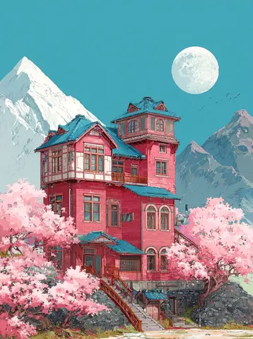 Фотокартина по номерам "Пейзаж"  PhotoCustom