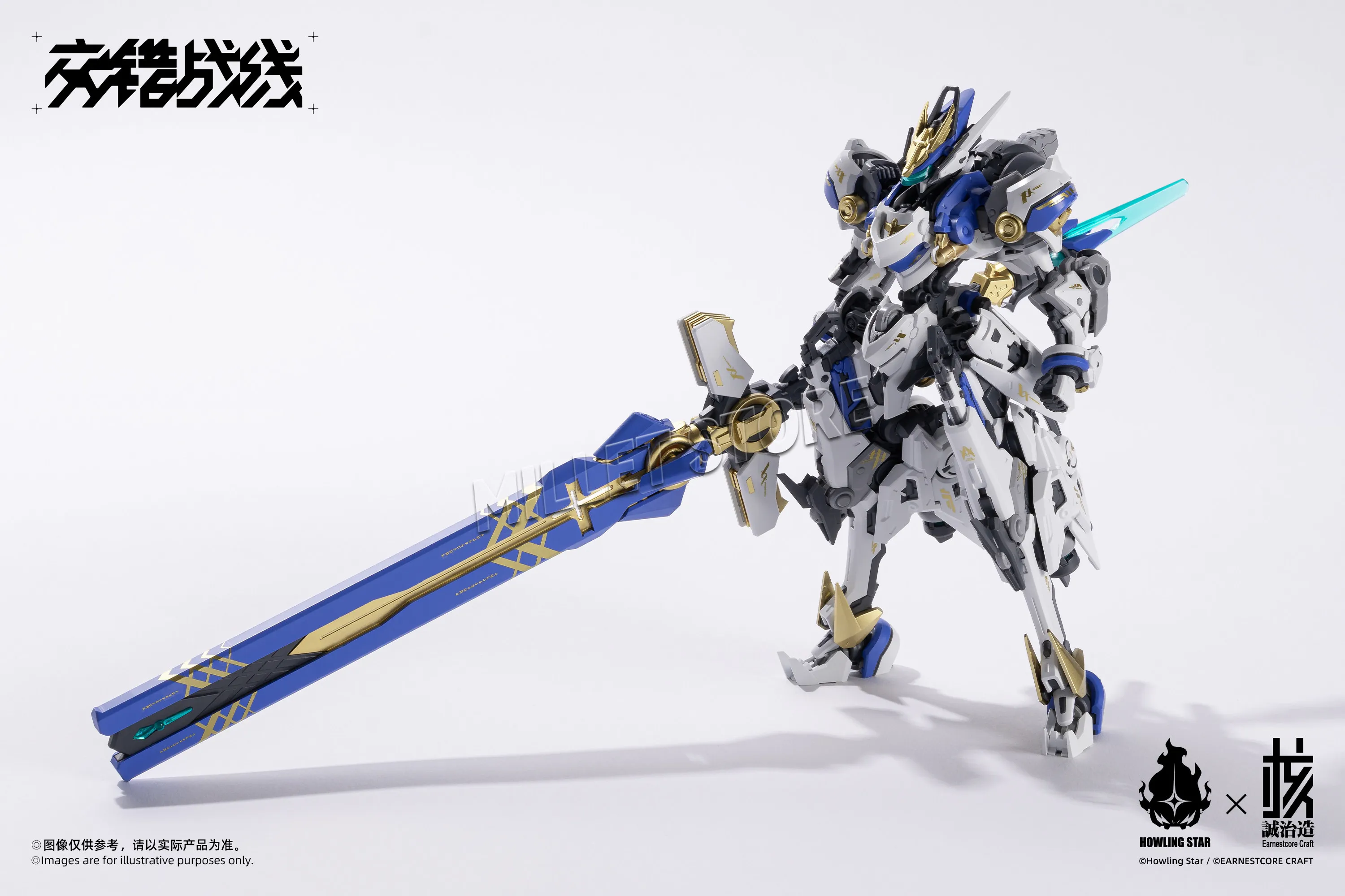 Фото В наличии: COLADA CZ-011B Earnestcore Science Fantasy Craft X HowlingStar Craft Mecha God Colada — Стабильная подставка-модель, набор для сборки, игрушка, подарок №4