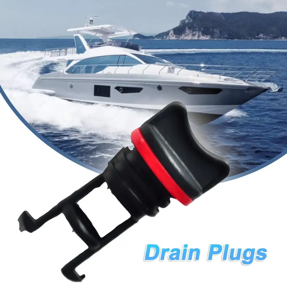 

Black Mini Universal Hull Drain Stopper Nylon Drain Bung Universal for Ships