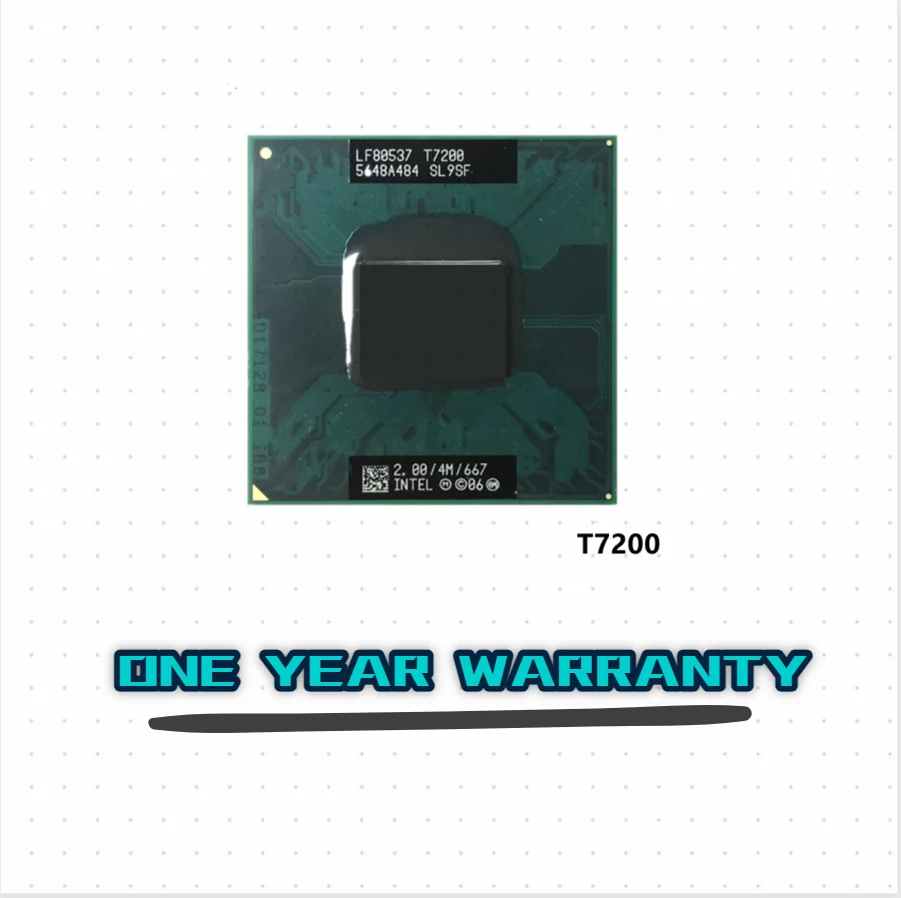 Оригинальный процессор Intel Core 2 Duo T7200 разъем ЦП 479 (4M кэш/2 0 ГГц/667 МГц/двухъядерный)