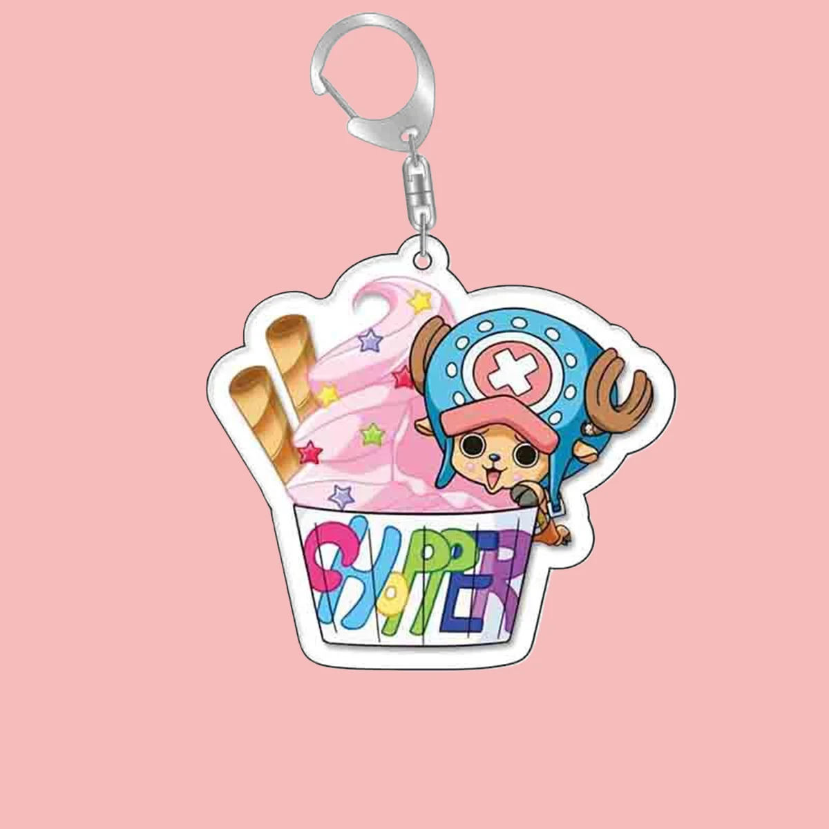 Аниме GOODS акриловый брелок милый y2k Луффи Зоро для ключей сумки автомобильный