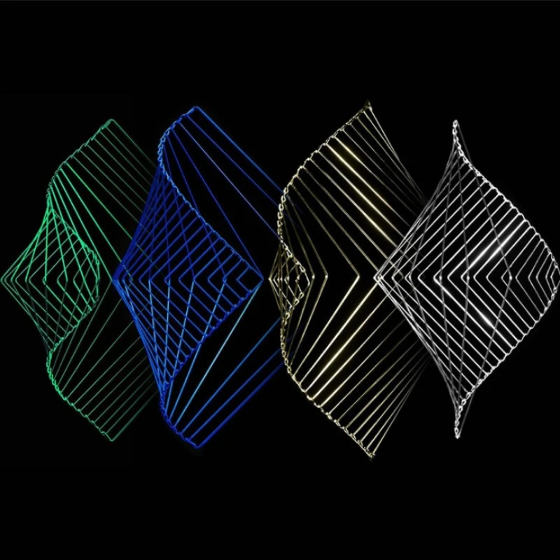 Креативные настольные украшения, квадратные волнистые вращающиеся поделки Atrani, ритмичные домашние предметы интерьера, Подарочные варианты Креативные настольные украшения, квадратные волнистые вращающиеся поделки Atrani, ритмичные домашние предметы интерьера, Подарочные варианты