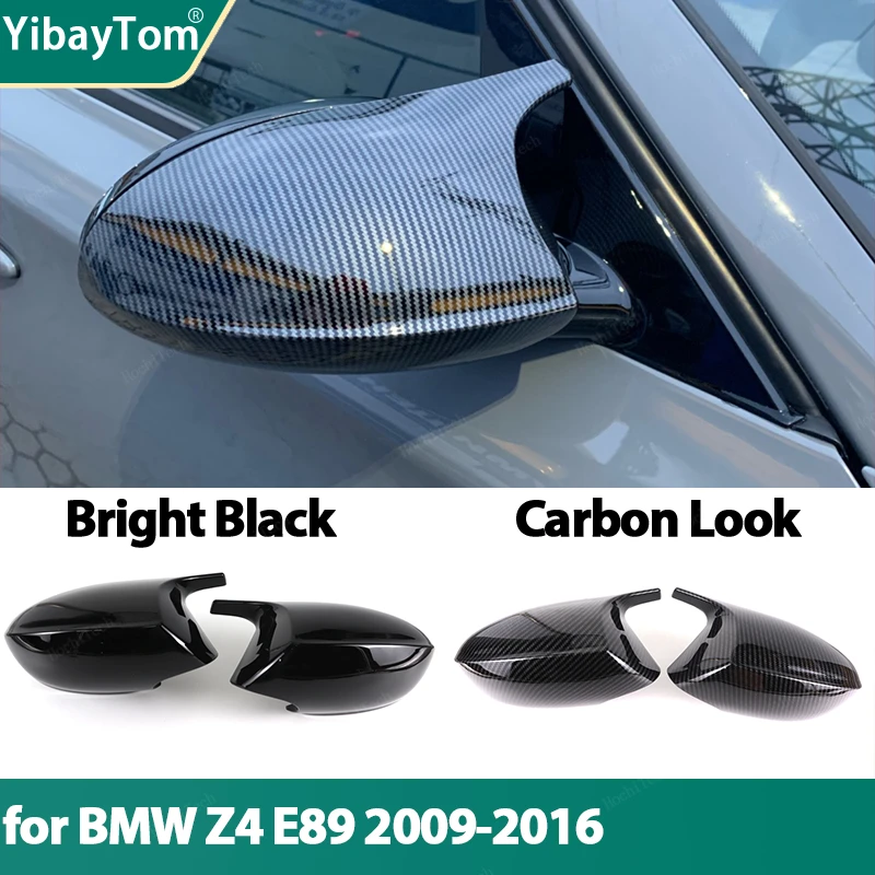 

Черная крышка для бокового зеркала заднего вида с узором из углеродного волокна для BMW Z 4 Z4 E89 sDrive23i sDrive28i sDrive30i sDrive35 09-16