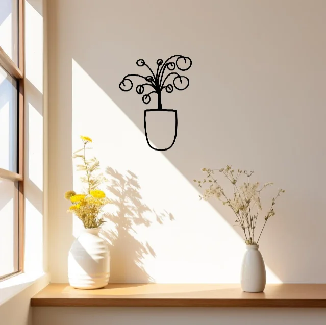 Современное металлическое настенное искусство HelloYoung стильный декор в стиле бохо