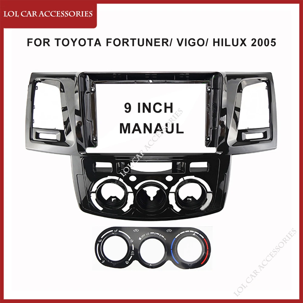 9-дюймовый автомобильный радиоприемник для Toyota Hilux Vigo 2009-2015 2005 Android MP5 корпус