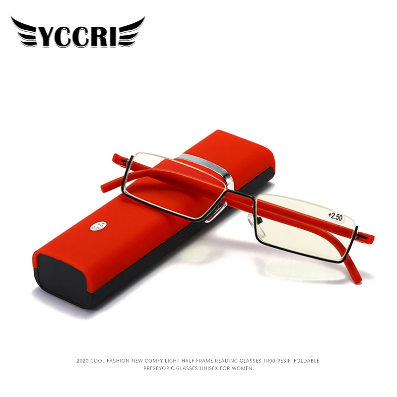 

Anti Blue Light Reading Glasses High Grade Half Frame Boxed Reading Glasses Degrees + 1.0 To + 4.0