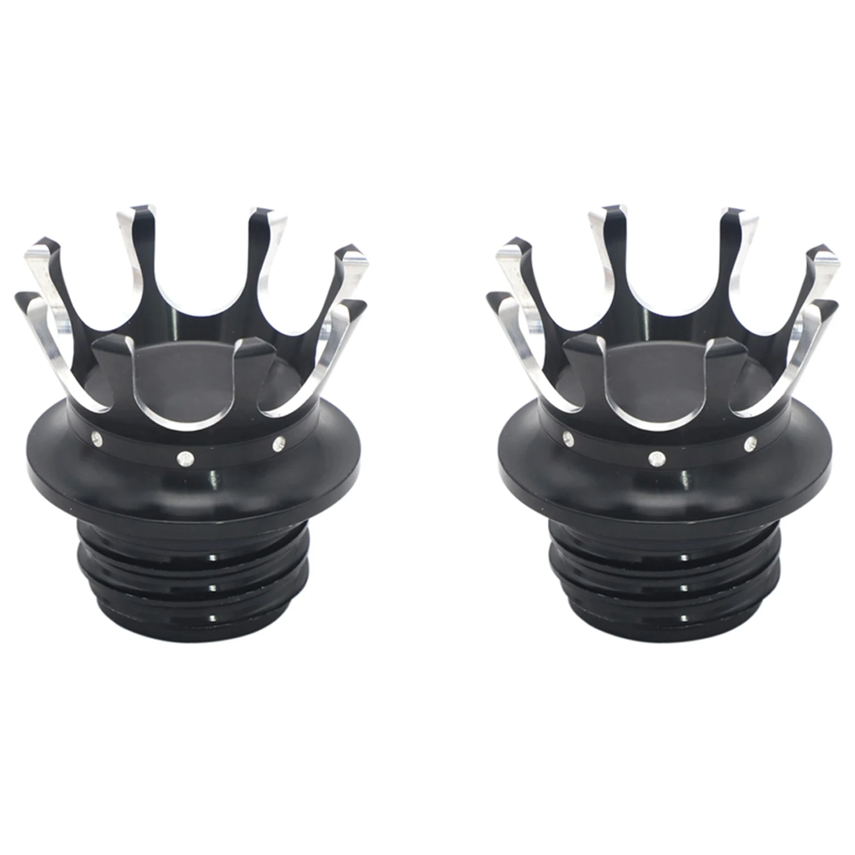 

Чехол для топливного бака 2X King Crown Style, черная крышка для бензобака Harley Sportster Softail