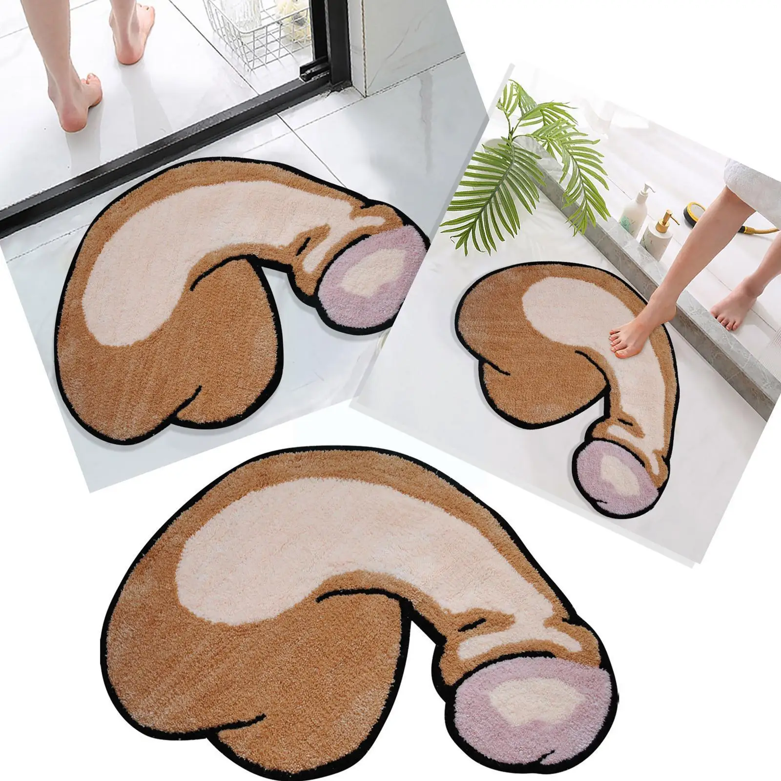 

Кухонный коврик, мультяшный несимметричный напольный коврик, абсорбирующий коврик для ванной, нескользящий коврик, Придверный коврик из по...