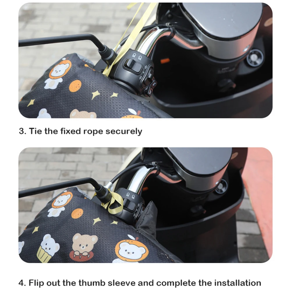 1 Пара Водонепроницаемых Ручек На Руль Мотоцикла Унисекс