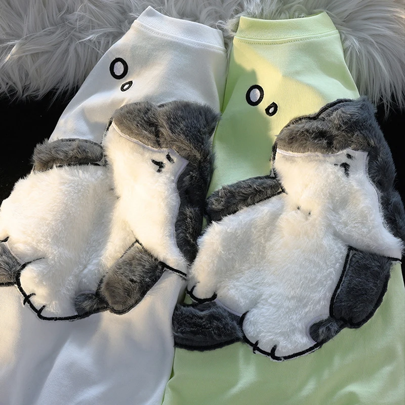 Женская футболка кошачий рисунок полиэстер