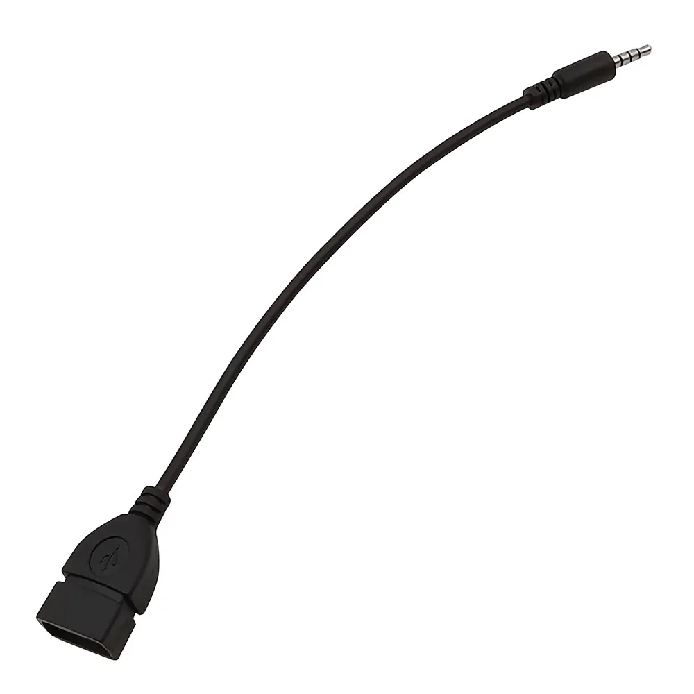 1 шт. 3 5 мм разъем AUX аудио к USB 2 0 зарядный кабель адаптер Шнур для автомобиля MP3