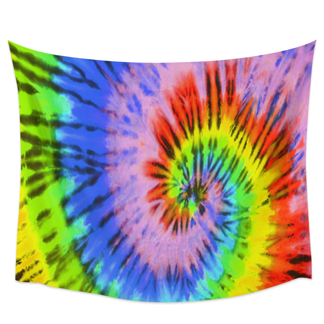 

Радужный гобелен, Настенная ткань, пляжное одеяло в стиле хиппи, украшение для гостиной, фон для спальни, ковер, тканевое покрытие