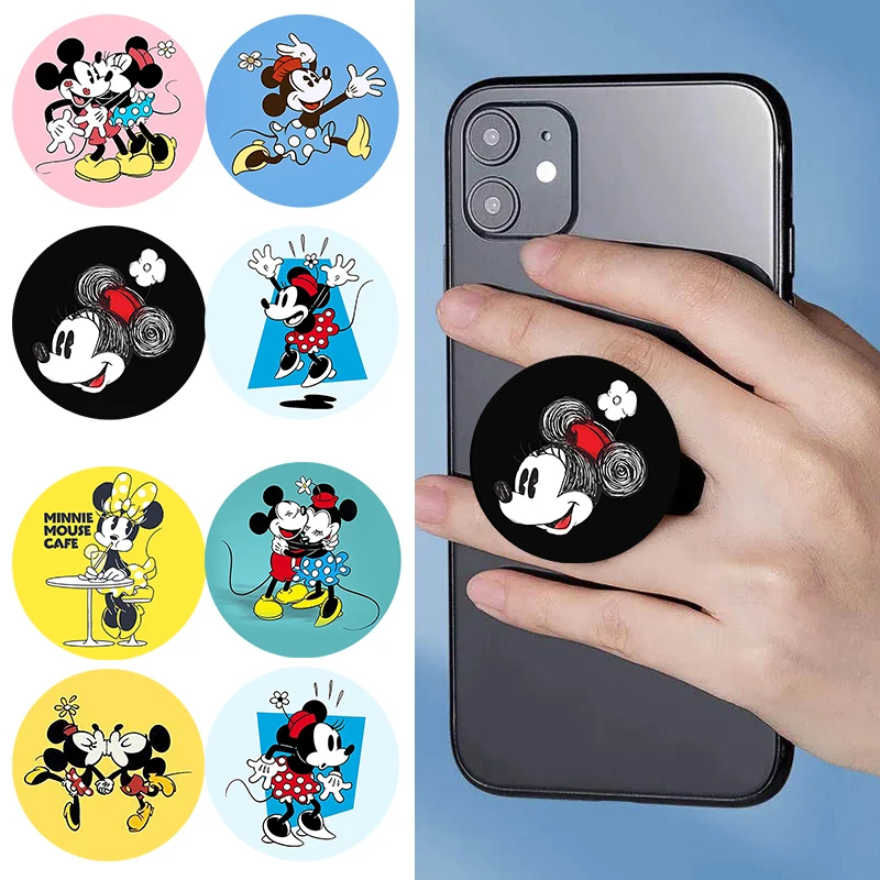 

Disney Minnie Holder for Phone Попсокет Mobile Stand Cellphone Bracket Grip Tok Desktop Cases Accessories Cell Tablet Mount