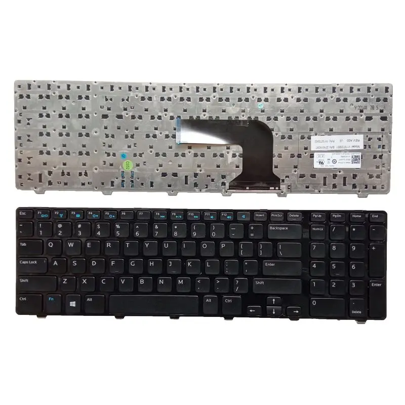 

NEW For Dell Inspiron 3721 3737 5721 5737 Keyboard US Black Frame