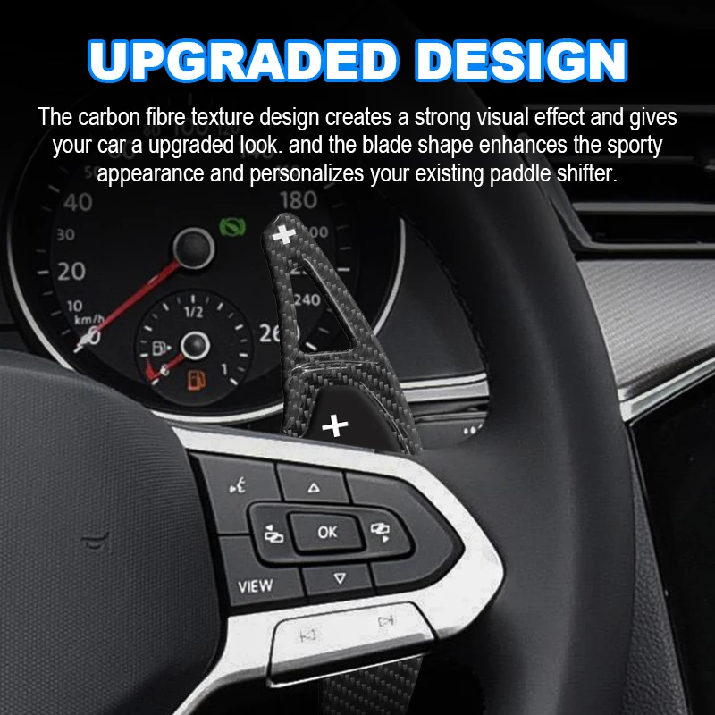 2 шт. удлинитель рулевого колеса из углеродного волокна для Honda Civic 11th 2022 2023 2024