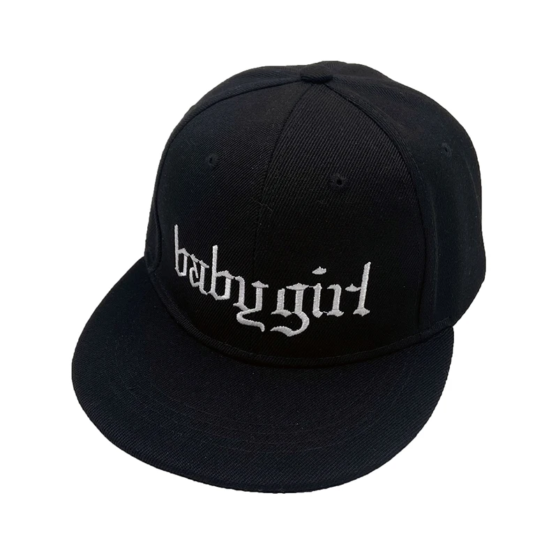 

Babygirl embroidery Frauen baseball cap men cotton adjstable pure black sports caps women hip hop hat bones hat