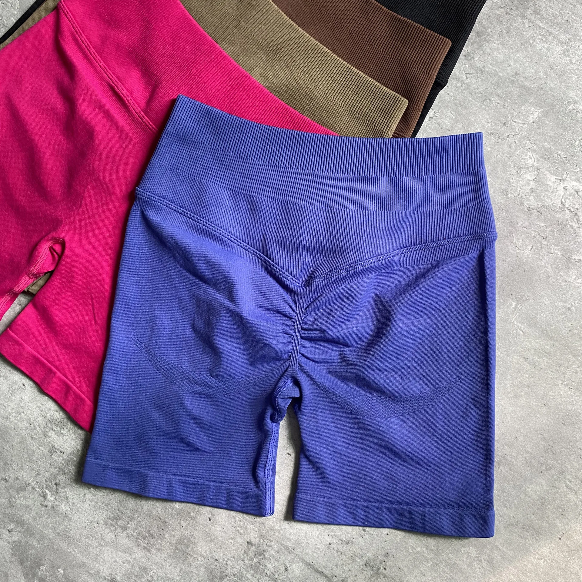 Wyplosz Yoga Shorts Gym Women Clothing  Fitness Sportswear Workout Running Push Up Hip Peach Elasticity Tight Workout Thread