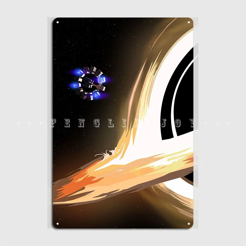 

Interstellar Metal Sign Pub Club Bar Designing Plates Tin Sign Poster