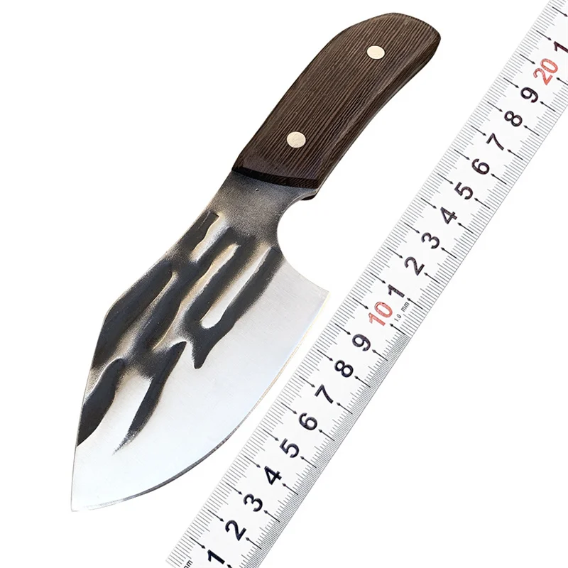 

Кованый нож для рыбы, профессиональный нож для рыбы, нарезка, маленький шеф-нож, нож для рыбы, нож-сырец для рыбы, нож для строгания рыбы с отк...