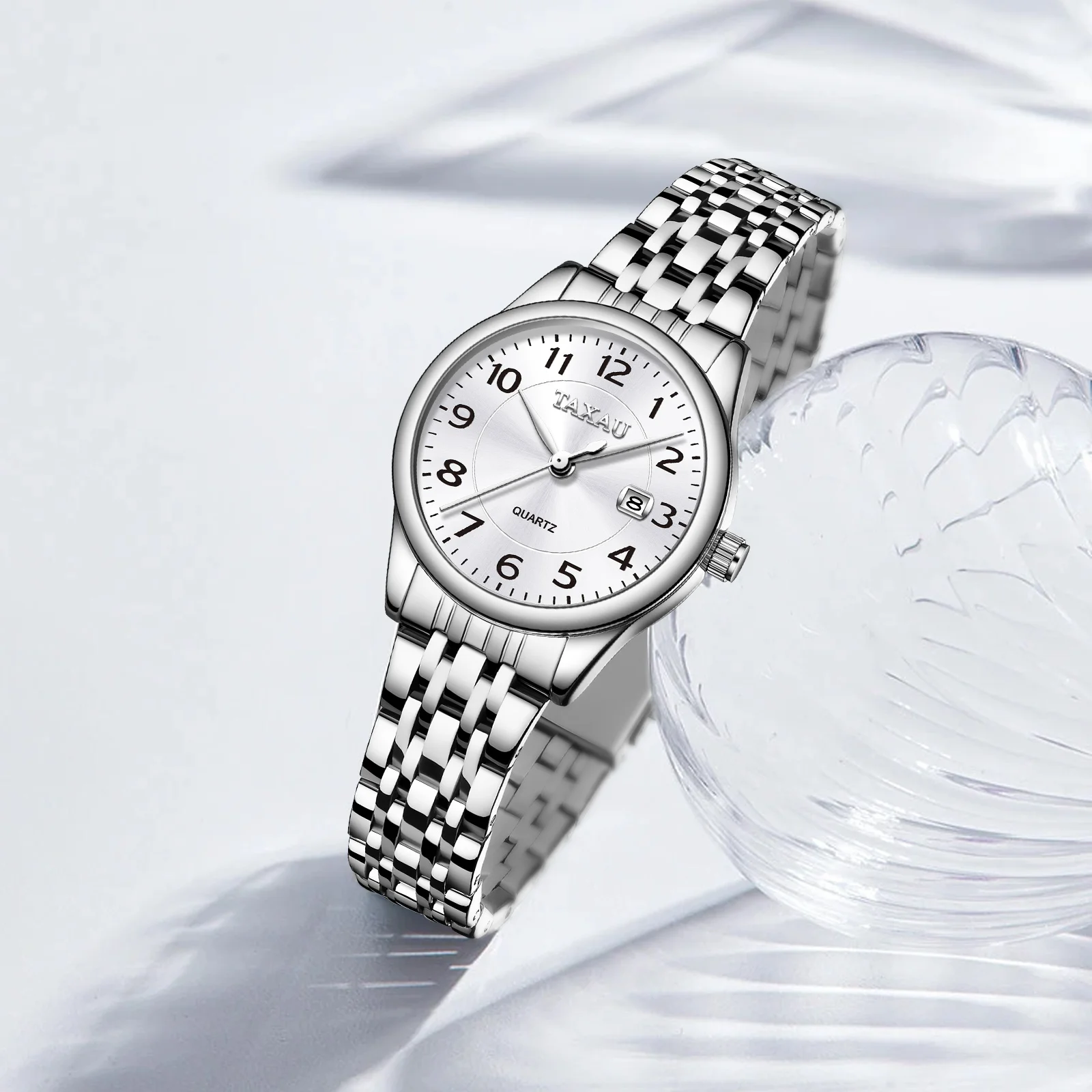 Часы женские наручные TAXAU Роскошные водонепроницаемые элегантные модные из