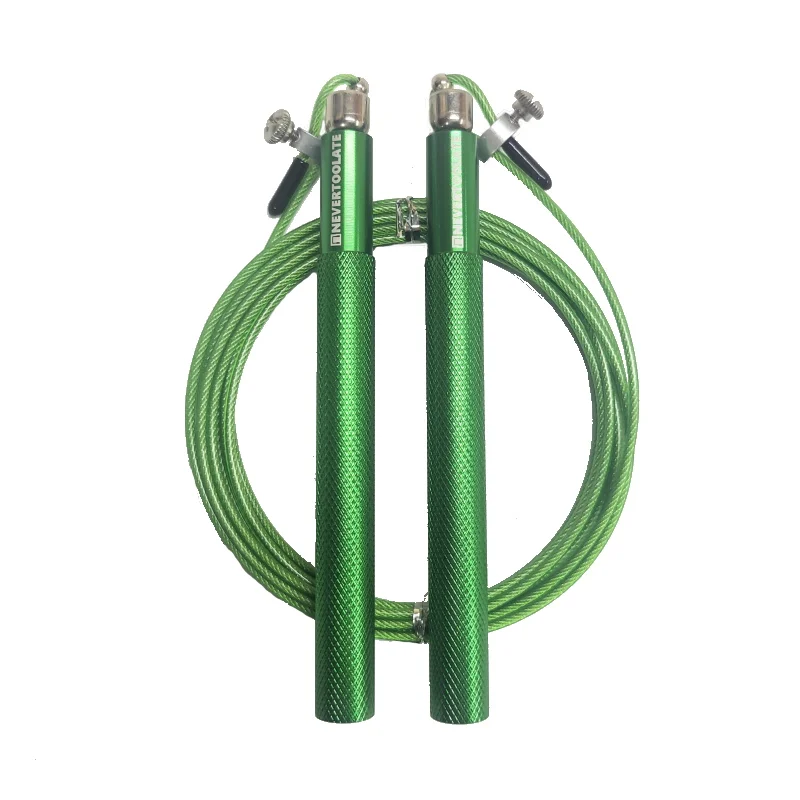 Двойное вращение более бесплатно 2 5 мм стальной шнур скакалка двойной подшипник