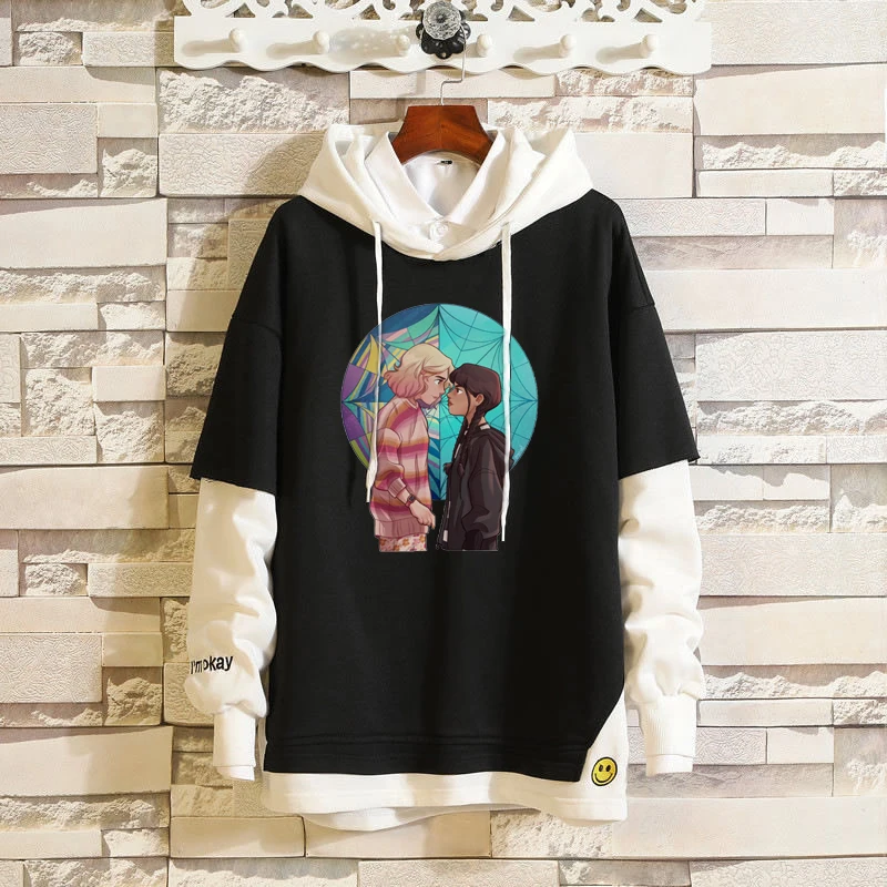 Толстовка мужская в стиле Харадзюку с капюшоном