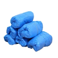 200pcs shoe covers disposable shoe covers waterproof boot shoe covers dustproof overshoes blue plastic shoe cover ankle protect