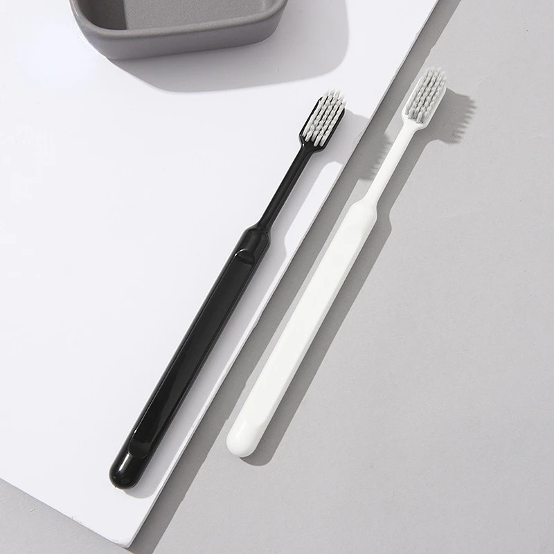 

Xiaomi Toothbrush Silver Ion Antibacterial Toothbrush Black and White Soft Bristle Toothbrush PP Material for Couple Family