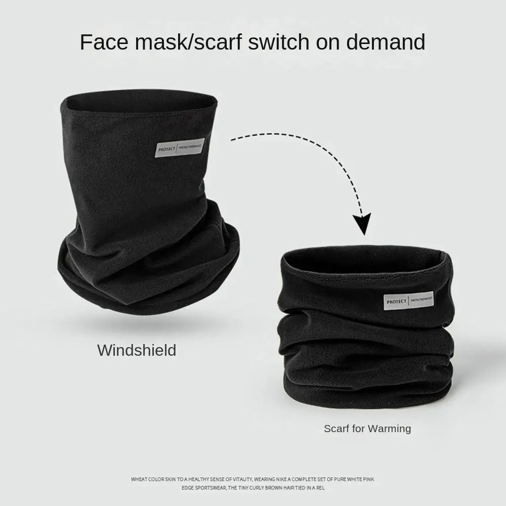 Женский Многофункциональный Флисовый Теплый Шарф Для Бега Пешего Туризма