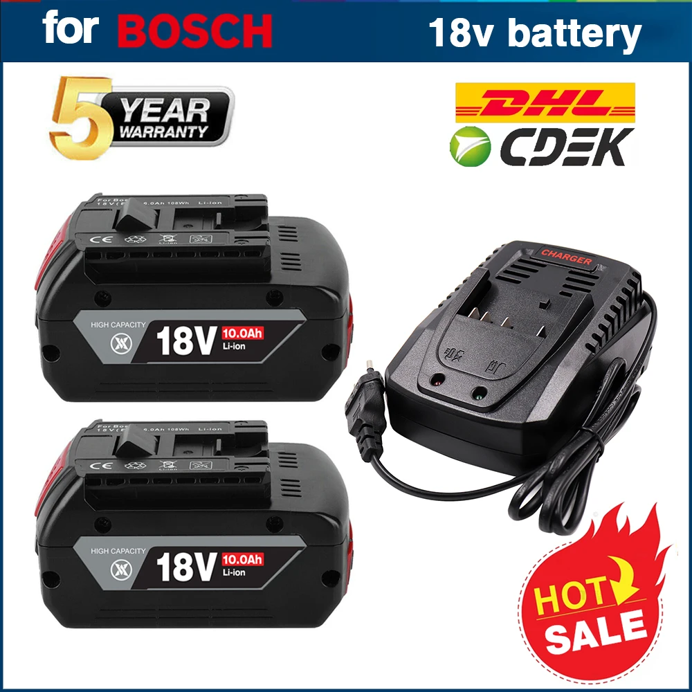 Фото Литий-ионный аккумулятор для Bosch, 18 в, 10 Ач №2