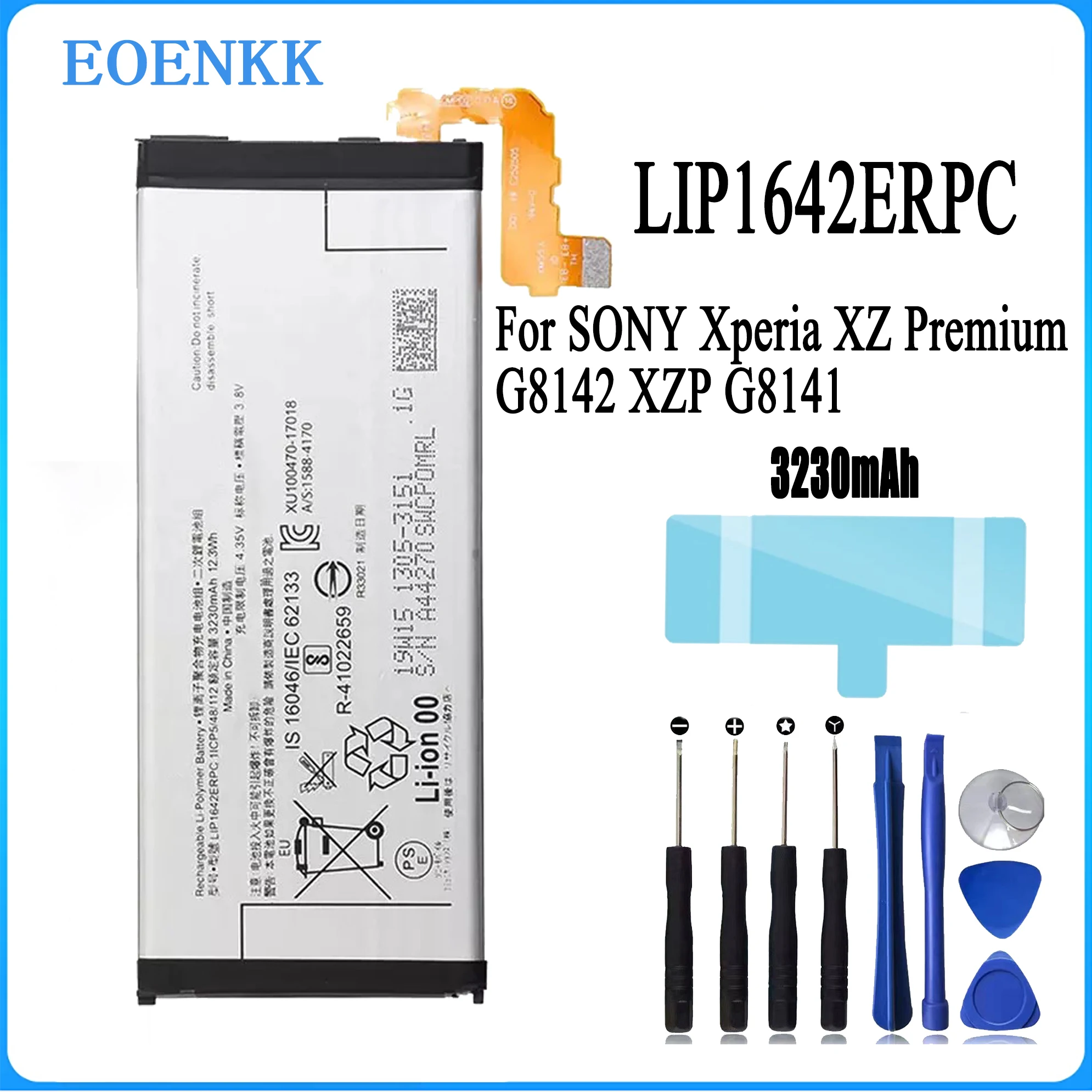 XZ Premium LIP1642ERPC Battery For SONY Xperia XZ Premium G8142 XZP G8141 Original Capacity Mobile Phone Batteries Bateria