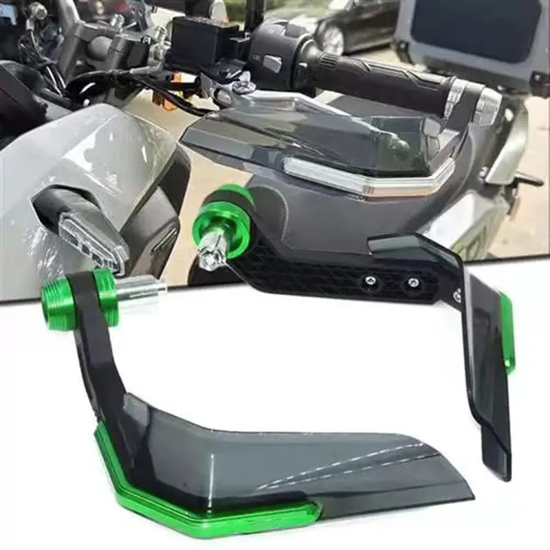 

Motorcycle Handguard Shield Hand Guard Protector Windshield For 2006 - 2016 Kawasaki ER6N ER6F ER-6N ER-6F