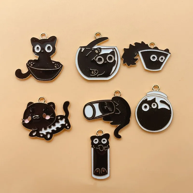 

10 шт., эмалевые подвески для ювелирных изделий