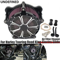 air filter for harley dyna twin cam softail touring road street glide flh motorcycle venturi cut intake air cleaner system black