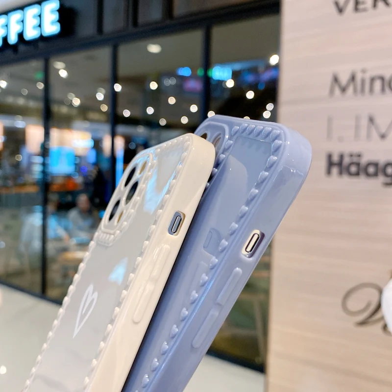 Чехол Love Heart для iPhone 13 Pro Max защитный чехол объектива 11 12 Mini XR X XS 7 8 Plus 6 6S чехлы |