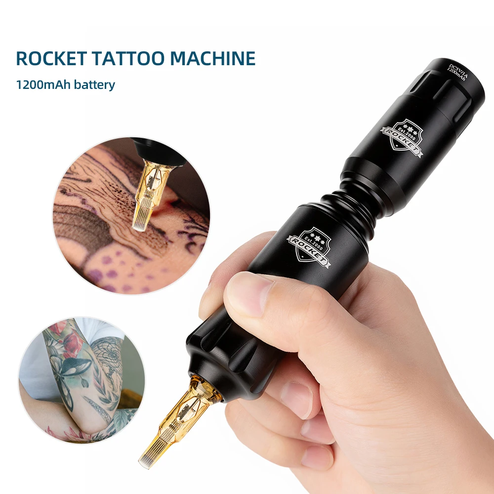 

Rocket Tattoo Battery 1200mAh Tattoo Pen Power Supply Mini Wirseless Power Supply For Tattoo Rotary Machine For Body Art