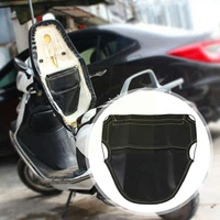 pu leather motorcycle under storage pouchs with bag luggage accessories parts black motorbike card scooter hanging l0t9