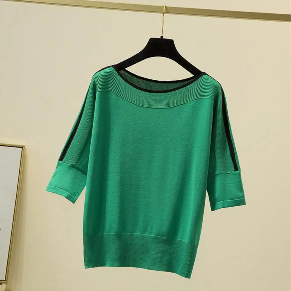 Женские дышащие топы стильные женские с круглым вырезом однотонные футболки для