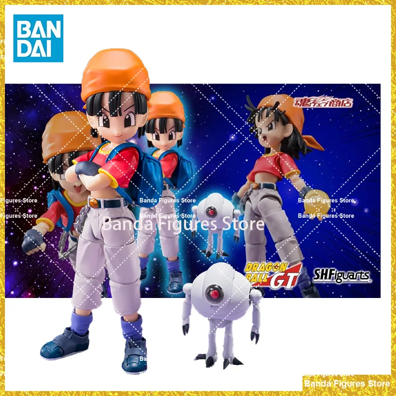 Оригинальный Bandai Dragon Ball GT S.H. Фигуртс SHF Pan Giru в наличии Аниме Коллекция фигурок