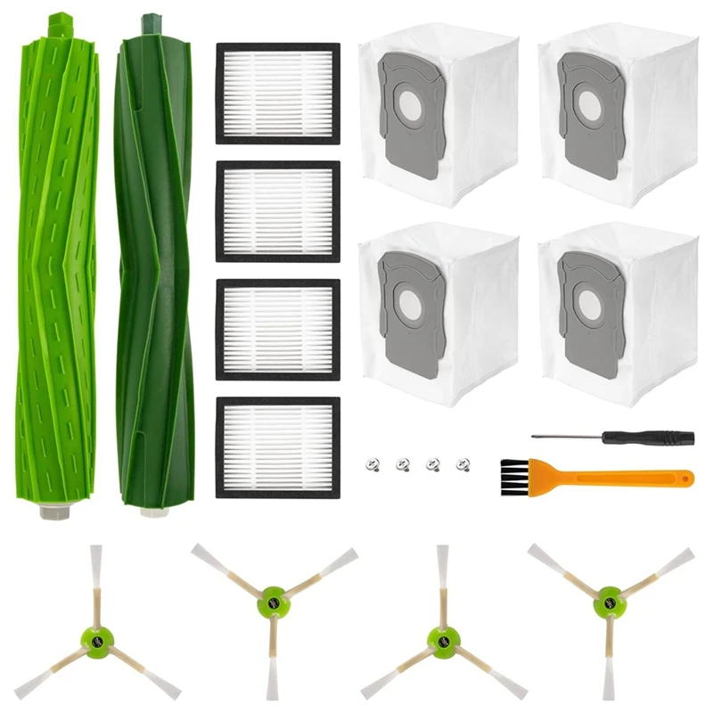 

Replacement Kit For Irobot Roomba E & I & J Series, I1 I1+ I7 I7+ I3 I3+ I4 I4+I6+I8+ J7 J7plus E5 E6 E7 Roller Brushes