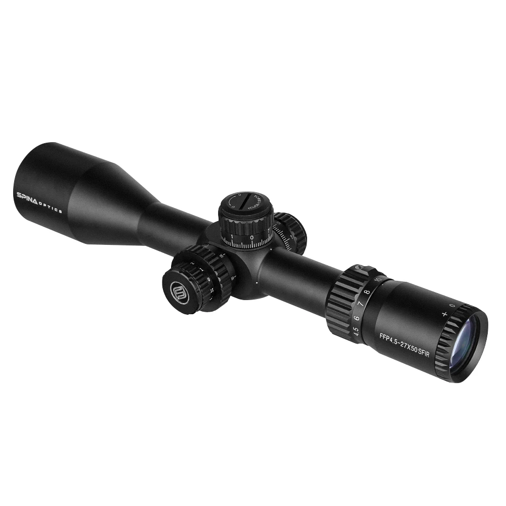 Spina HD 4 5-27x50 FFP охотничий прицел Luneta тактическая стеклянная гравированная сетка с