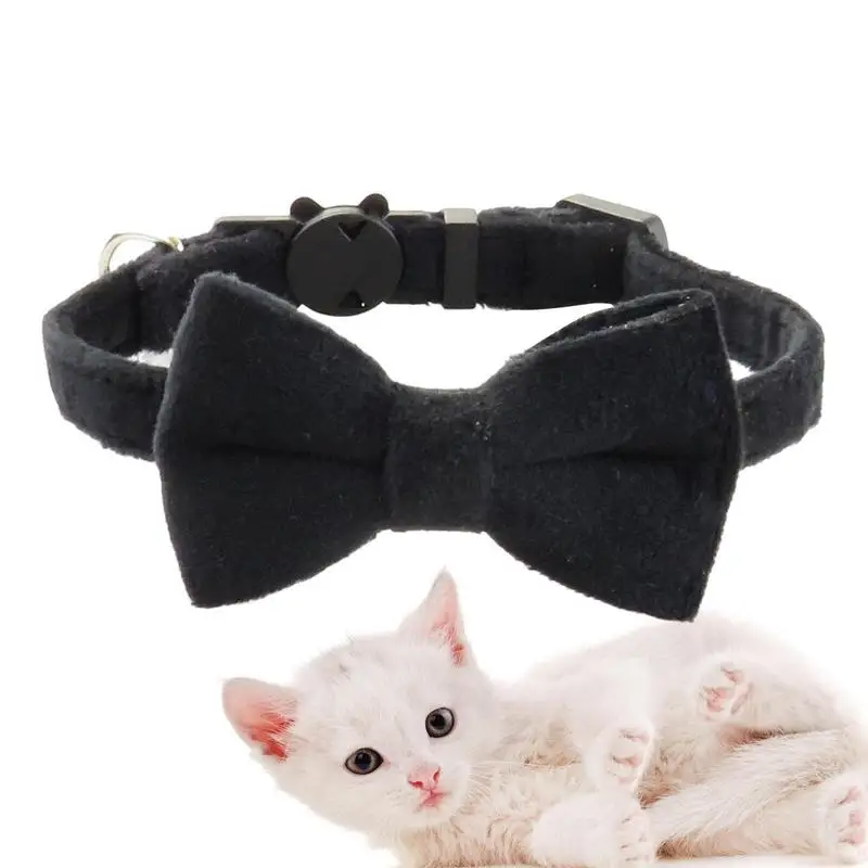 

Dog Bow Ties Breathable Skin Friendly Collar With Bowtie Cats And Dogs Decoration Accessories For Traveling Photography Home