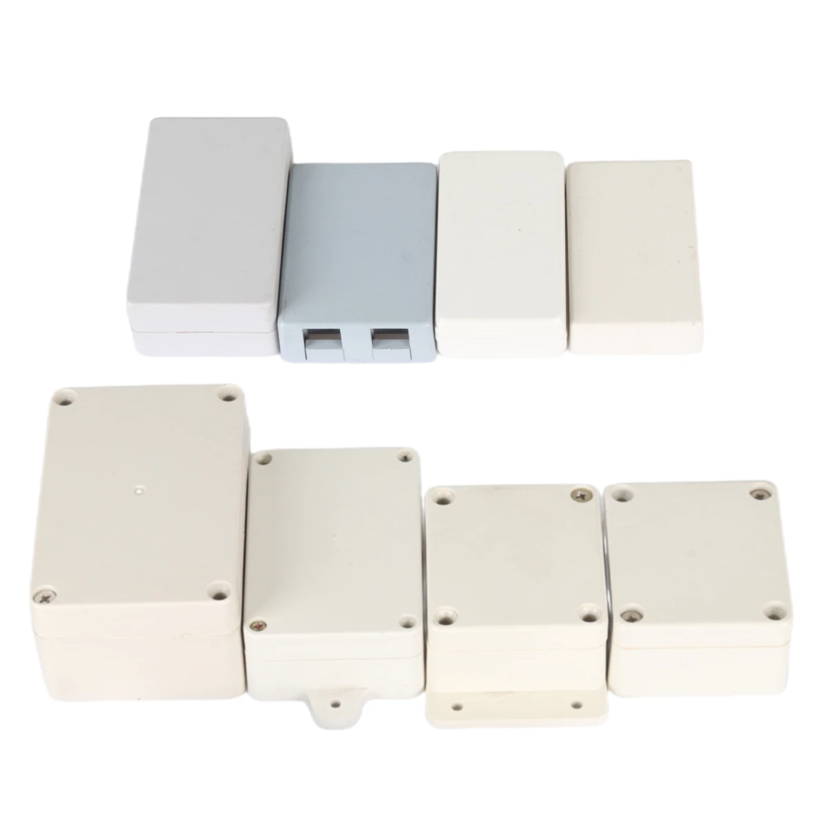 

1PC White DIY ABS Plastic Project Box Storage Case Housing Instrument Case Enclosure Boxes Electronic Supplies