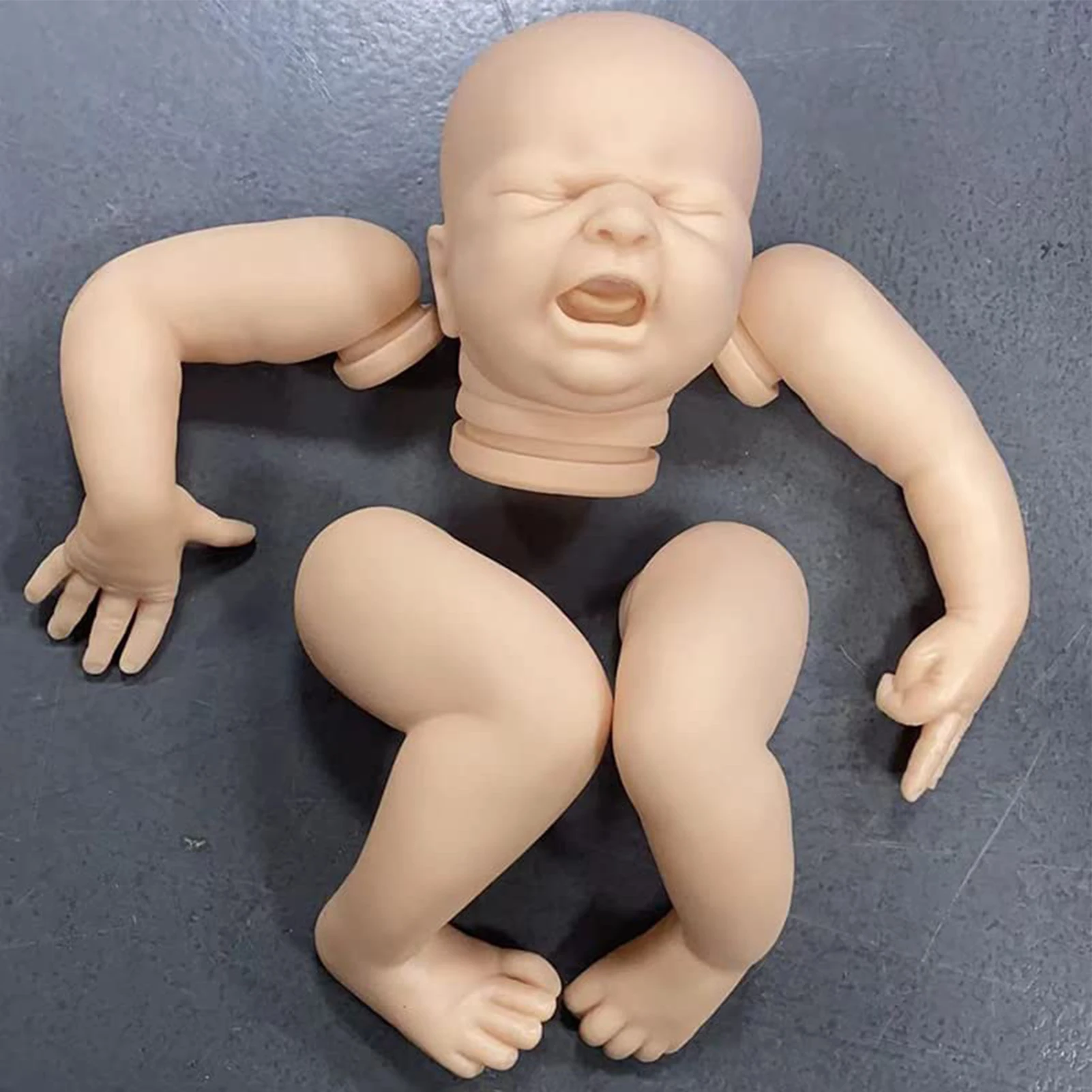 

MARIA "BABY'S FIRST CRY" Unpainted Reborn Doll Accessories Kits 19inch Reborn Dolls Silicone Mold Kit Birthday Gifts