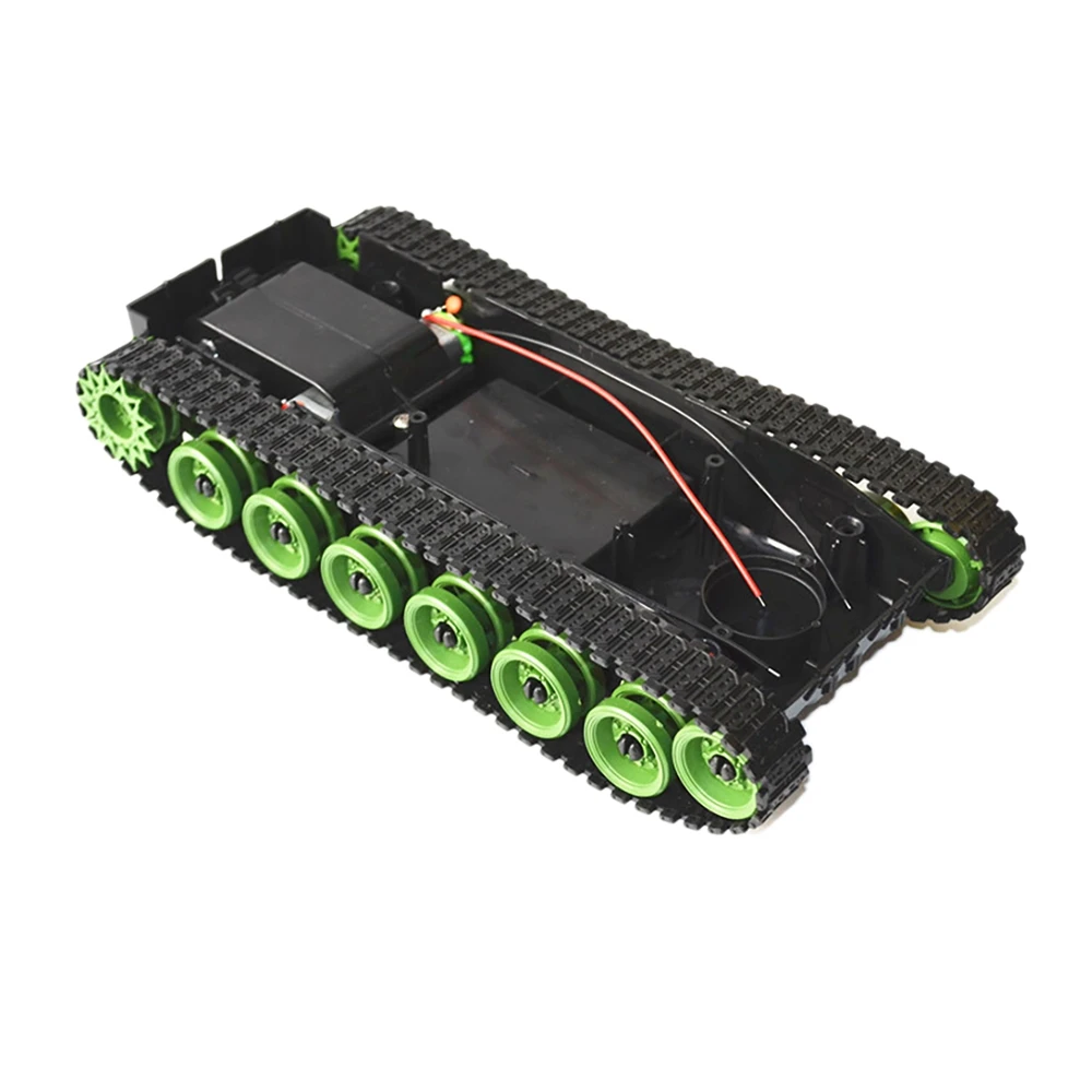 

Tank Crawler Chassis Robot Toy Platform DIY Modification 3-8V for Arduino Microcontroller Intelligent Shock Absorption