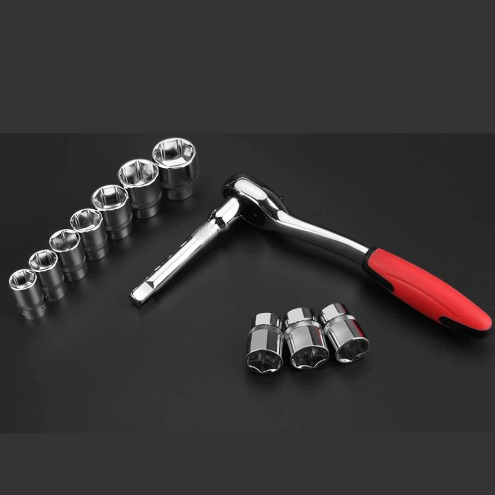 Ratchet Sleeve Set Combination Vehicle Universal Quick Wrench Tool Daquan Multi-Functional Auto Repair 0032 enlarge
