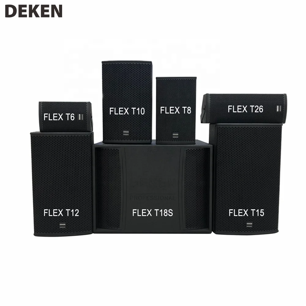 Фото Акустическая система FLEX-T10 10 дюймов, 2-полосная, 2-канальная, профессиональная, для сцены, дискотек, музыки, диджеев, 400 Вт, профессиональная колонка для диджеев и караоке №3