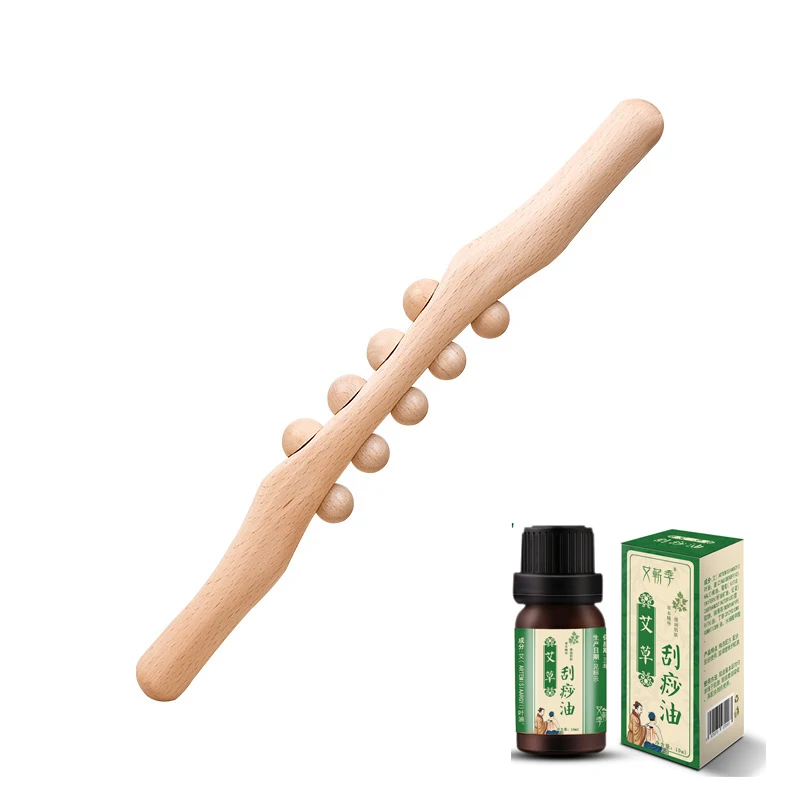 

Новая деревянная Массажная палочка для соскабливания, натуральный карбонизированный инструмент для фототерапии, массажная палочка для ре...