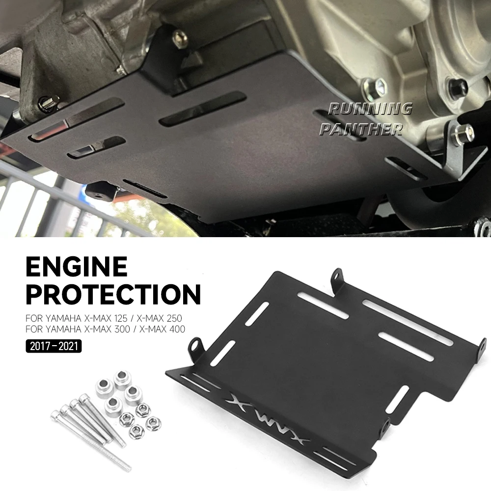 

Motorcycle Accessories Engine Chassis Cover Protection CNC Fit For Yamaha XAMX125 XAMX 250 XMAX300 XMAX400 X-MAX 125 250 300 400