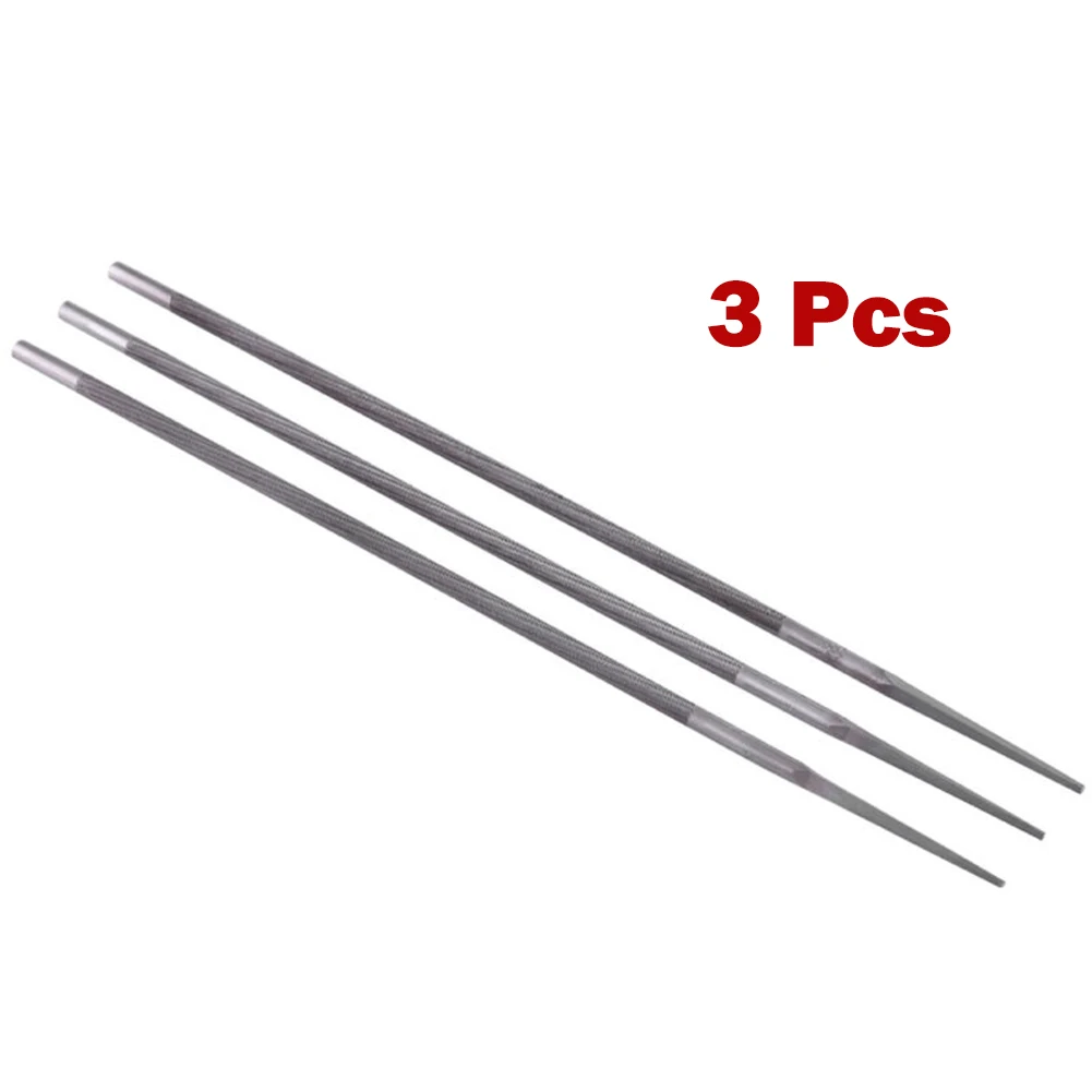 

3pcs Steel Chainsaw Round Files Sharpening For Chainsaw Chains Grinding Tool Woodworking Hand Tools 4.0mm/4.8mm/5.5mm Hand Tool